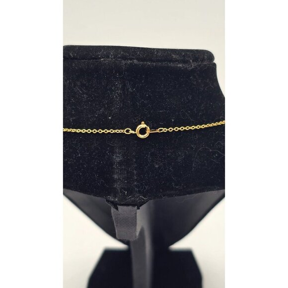 Van Doran Genuine Ruby & Opal Gold Plated Pendant Necklace Spring Clasp - Picture 5 of 6